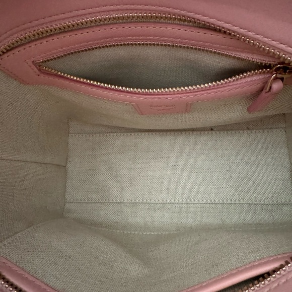 MCM Pink Toni Top-Zip Shopper In Visetos - Picture 7 of 10